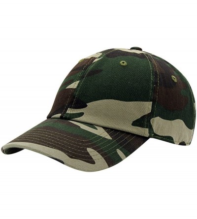 Baseball Caps Baseball Cap for Men Women - 100% Cotton Classic Dad Hat - Camo - CQ18EE4AMGS $9.15