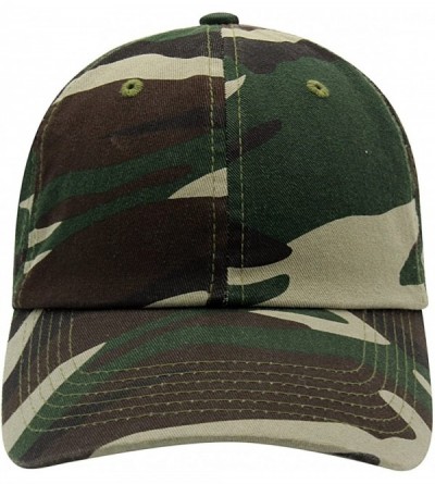Baseball Caps Baseball Cap for Men Women - 100% Cotton Classic Dad Hat - Camo - CQ18EE4AMGS $17.84