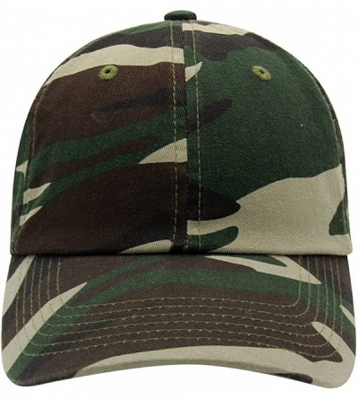 Baseball Caps Baseball Cap for Men Women - 100% Cotton Classic Dad Hat - Camo - CQ18EE4AMGS $9.15