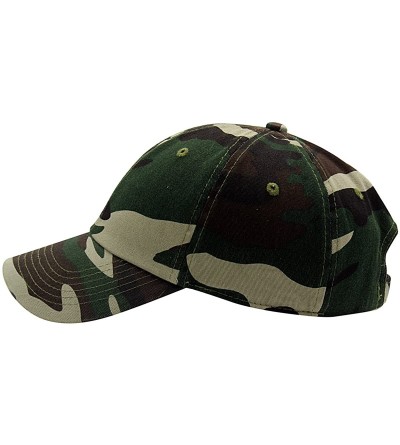 Baseball Caps Baseball Cap for Men Women - 100% Cotton Classic Dad Hat - Camo - CQ18EE4AMGS $9.15