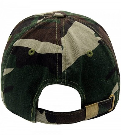 Baseball Caps Baseball Cap for Men Women - 100% Cotton Classic Dad Hat - Camo - CQ18EE4AMGS $9.15