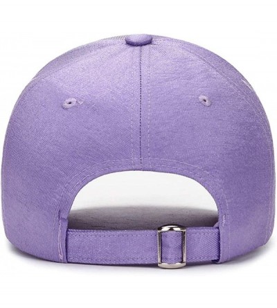 Baseball Caps Mens Womens Baseball Cap Adjustable Cotton Dad Hat Classic Sports Hats - Purple - C618O95ER99 $21.60