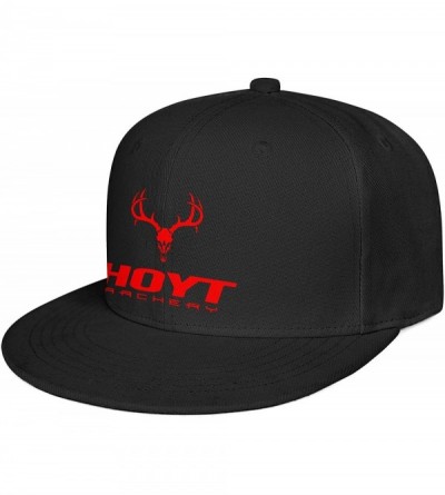 Baseball Caps Men Baseball Cap Fashion Adjustable Mesh Archery Red Dad Trucker Golf Hat - Black-2 - CH18A2WN0IX $19.53