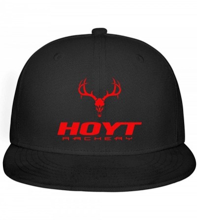 Baseball Caps Men Baseball Cap Fashion Adjustable Mesh Archery Red Dad Trucker Golf Hat - Black-2 - CH18A2WN0IX $19.53