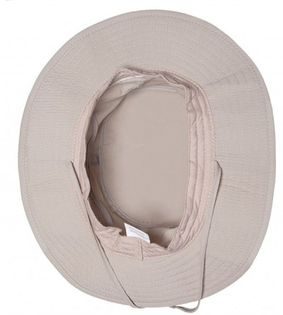 Sun Hats Outdoor Bucket Boonie UV Protecting Sun Hat - Khaki2 - CG185A7WLXM $12.35