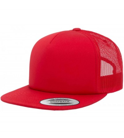 Baseball Caps Foam Trucker Snapback - Red - CL11VNHBOVF $12.46