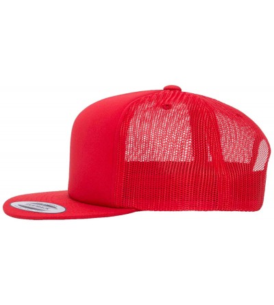 Baseball Caps Foam Trucker Snapback - Red - CL11VNHBOVF $12.46