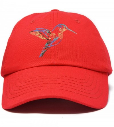Baseball Caps Hummingbird Hat Baseball Cap Mom Nature Wildlife Birdwatcher Gift - Red - CT18SN0GLI5 $13.84