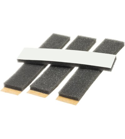 Fedoras Hat Size Reducer Tape Self Adhesive Foam Sweatband - Pack of 4 Strips - Grey - CJ188SU22KQ $14.29