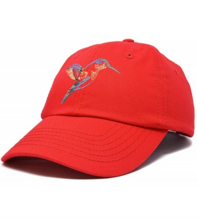 Baseball Caps Hummingbird Hat Baseball Cap Mom Nature Wildlife Birdwatcher Gift - Red - CT18SN0GLI5 $13.84