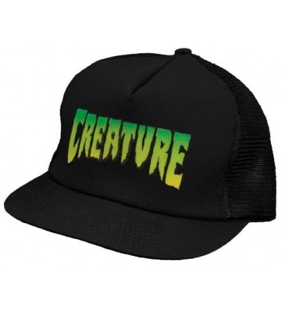 Sun Hats Mens Reverse Patch Flexfit Hat - Black - CS184XW7UEZ $21.29