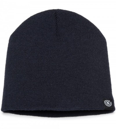 Skullies & Beanies Evony Original Beanie Cap - Soft Knit Beanie Hat - Warm and Durable - Navy - CD12NT2AQ8S $11.46