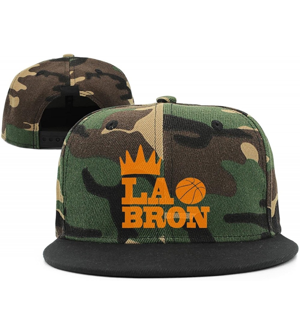 Skullies & Beanies camo Funny Women Mens Camouflage Golf Hat - Orange-labron-creative-basketball-crown - CT18GL3Z5KT $24.04