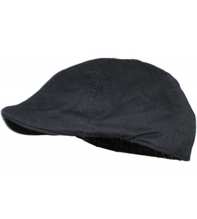 Newsboy Caps Cotton Adjustable Duckbill Driving Cap - Black - CL18D9CCWLY $13.48