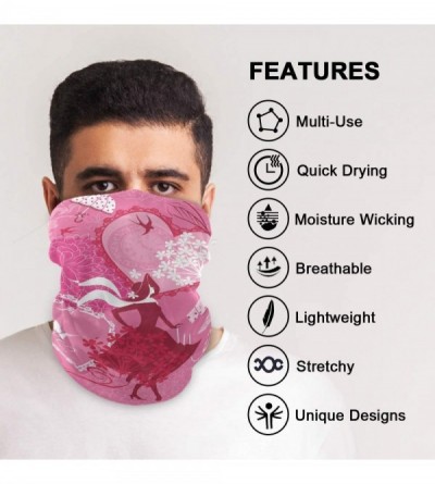 Balaclavas Bandana Face Mask Cover Balaclava Men Women - Galaxy Neck Gaiter Protective Face Covering Seamless Bandanas - CT19...