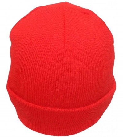 Skullies & Beanies Adult USA Made Embroidered Trump 2020 Keep America Great Beanie - Red - CX18A90Z42H $11.62