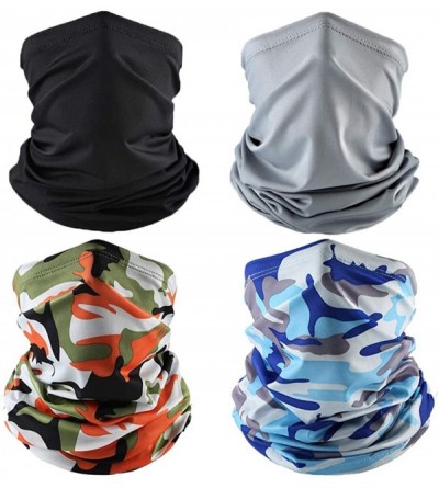 Balaclavas Seamless Face Mask Neck Gaiter Scarf Sun UV Protection Dust Wind Bandana Balaclava Headwear for Men Women - C3197T...