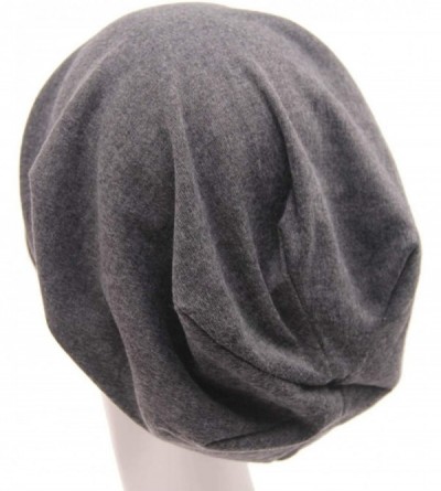 Skullies & Beanies Women Men Beanies Hat Cotton Stretch Slouchy Beanie Chemo Hat Hip-hop Skull Cap - Grey - C618KWA07L9 $7.66