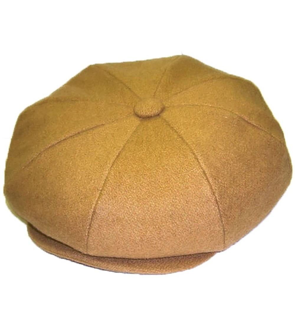 Newsboy Caps Big Apple (Wool) - 8/4 Cap - Camel - CW12NUFAZGS $35.66