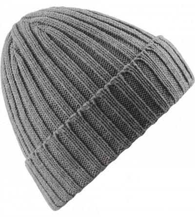 Skullies & Beanies Stadium Adults Winter Beanie Hat - Charcoal - CR11YEN5SRV $12.03