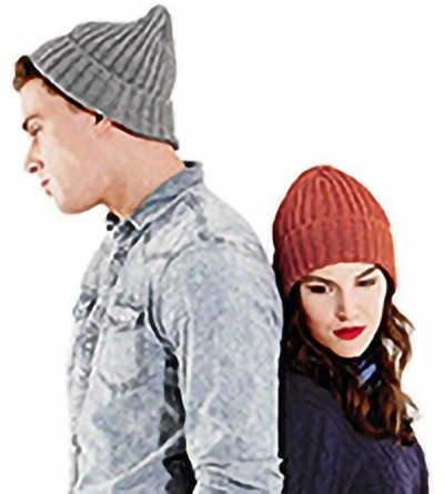 Skullies & Beanies Stadium Adults Winter Beanie Hat - Charcoal - CR11YEN5SRV $12.03