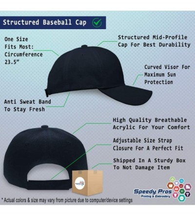 Baseball Caps Baseball Cap Cross Silver Embroidery Acrylic Dad Hats for Men & Women Strap - Navy - C511MQPM2VJ $19.21