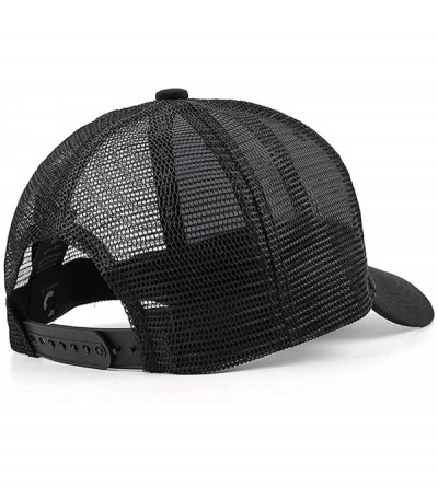 Baseball Caps Unisex Hat Pretty Trucker Hat Baseball Cap Adjustable Cowboy Hat - Black - CR18WEKDREM $18.54