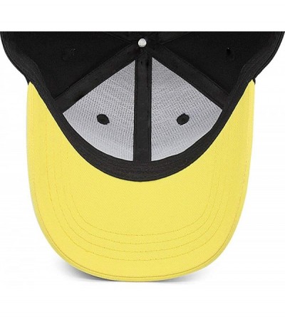 Baseball Caps Mens Miller-Electric- Baseball Caps Vintage Adjustable Trucker Hats Golf Caps - Yellow-22 - CO18ZLE7GQQ $16.68