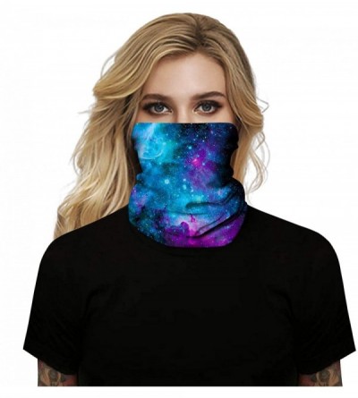 Skullies & Beanies Windproof Face Mask-Balaclava Hood-Cold Weather Motorcycle Ski Mask - All Universe Blue - C4197ZKSACI $7.87