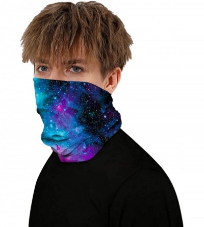 Skullies & Beanies Windproof Face Mask-Balaclava Hood-Cold Weather Motorcycle Ski Mask - All Universe Blue - C4197ZKSACI $7.87