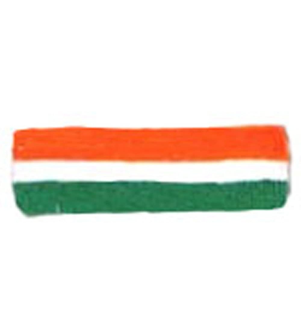 Headbands Striped Headband - Orange/White/Green - CD11175D6OV $8.93