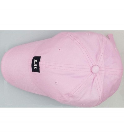 Skullies & Beanies Unisex LIT Emboirdery Adjustable Baseball Cap Dad Hat - Pink-2 - CR187A9U2DD $8.86