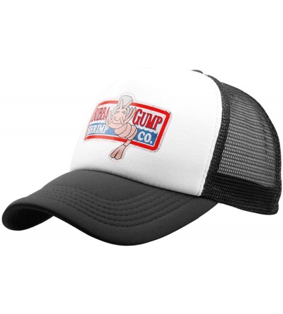 Baseball Caps Adult Gump Running Hat- Shrimp Mesh Baseball Trucker Cap- Cosplay Costumes - Black-3 - CZ18COH2TUX $18.49