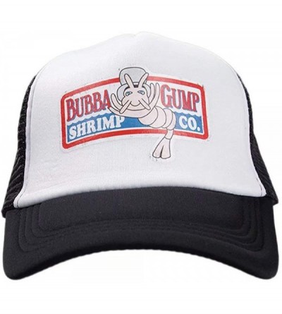 Baseball Caps Adult Gump Running Hat- Shrimp Mesh Baseball Trucker Cap- Cosplay Costumes - Black-3 - CZ18COH2TUX $10.25