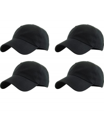 Baseball Caps Classic Polo Style Baseball Cap All Cotton Made Adjustable Fits Men Women Low Profile Black Hat Unconstructed D...