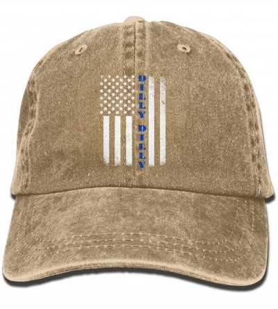 Cowboy Hats Dilly Dilly American Flag Adult Denim Hat For Men Female Unisex-Males Female's Cricket Cap - CD189CCCL2G $16.77