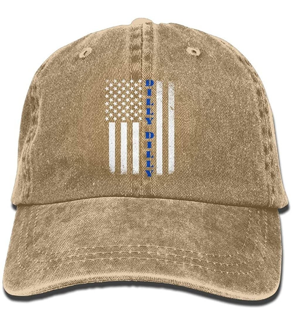 Cowboy Hats Dilly Dilly American Flag Adult Denim Hat For Men Female Unisex-Males Female's Cricket Cap - CD189CCCL2G $16.77