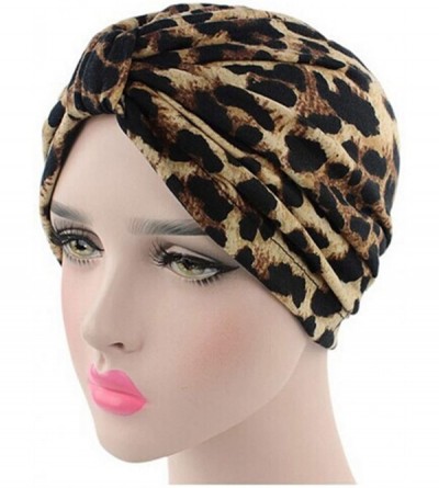 Skullies & Beanies Vintage Elastic Cotton Turbans Multifunction - 3 Pcs-e - CA18QR56X2S $15.16