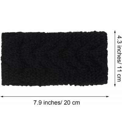 Cold Weather Headbands Headbands Braided Warmers Crochet - CV18ME77U5C $12.45