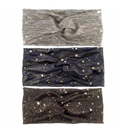 Headbands Womens Headbands Metallic Glitter Headwrap - CW18DIEWE38 $12.82