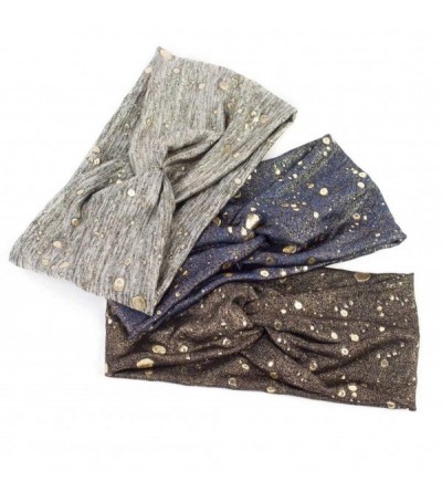 Headbands Womens Headbands Metallic Glitter Headwrap - CW18DIEWE38 $12.82