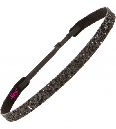 Headbands Women's Adjustable NO SLIP Bling Glitter Headband Mixed 3pk (Black) - Black 3pk - C511N4BO4V5 $31.82