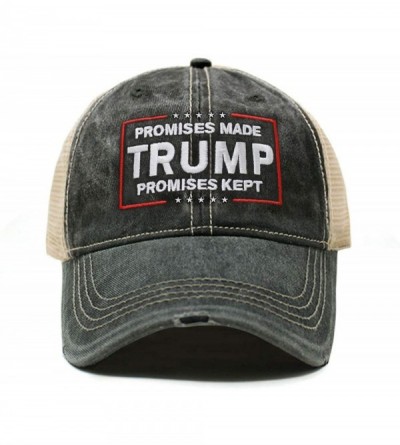 Baseball Caps Trump Promise Made Promise Kept Campaign Rally Embroidered US Trump MAGA Hat Baseball Trucker Cap TC101 - CI193...