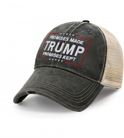 Baseball Caps Trump Promise Made Promise Kept Campaign Rally Embroidered US Trump MAGA Hat Baseball Trucker Cap TC101 - CI193...