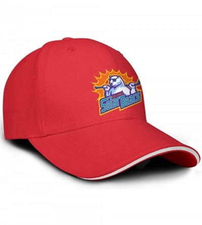 Baseball Caps 2015 Hockey Orlando Solar Bears Logo Simple Caps 100% Cotton Men's Womens Mesh Hat - 2015 Hockey Orlando-6 - C0...
