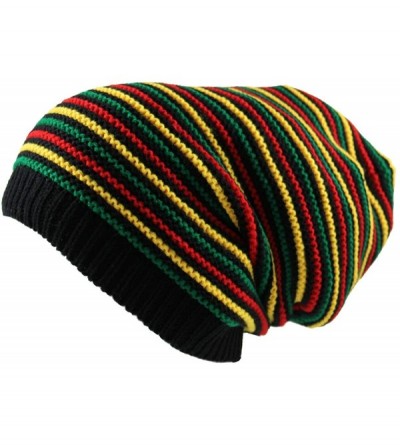 Skullies & Beanies Classic Rasta Long Dreadlock Multi Beanie - CV11AKP5WZ9 $17.40