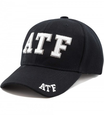 Baseball Caps Law Enforcement 3D Embroidered Baseball One Size Cap - 4. Atf - CT195R58TYH $12.16