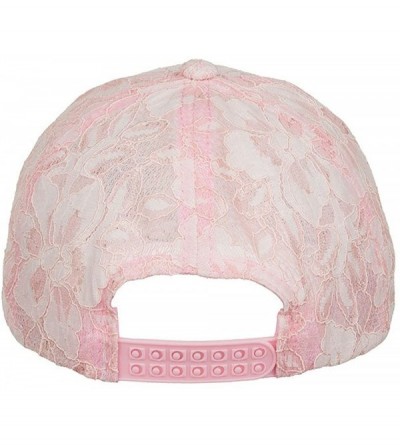 Baseball Caps Women's Adjustable Floral Lace Baseball Cap Summer Sun Hat - Pink - C918DXDUZC4 $18.53