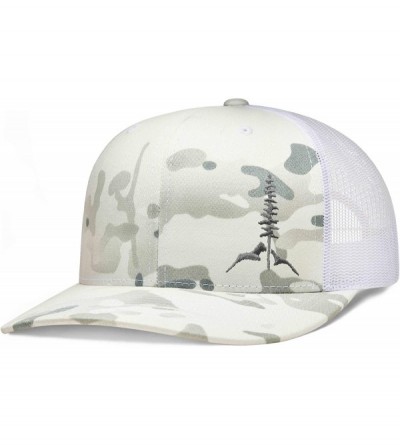 Baseball Caps Trucker Hat- Tamarack Mountain - Multicam White / Gray - CD195E486HD $55.47