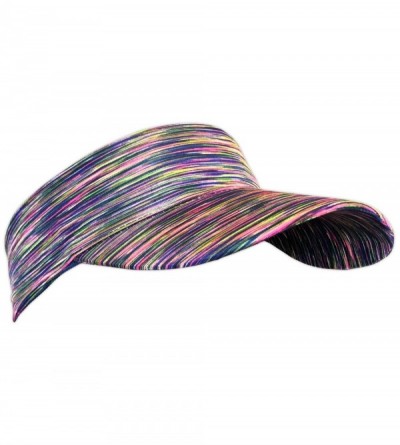 Headbands Sporty Visor Headwrap- Super stretchy and comfy- One Size- Assorted Colors (1-Count) - C912N7CB2V6 $10.47